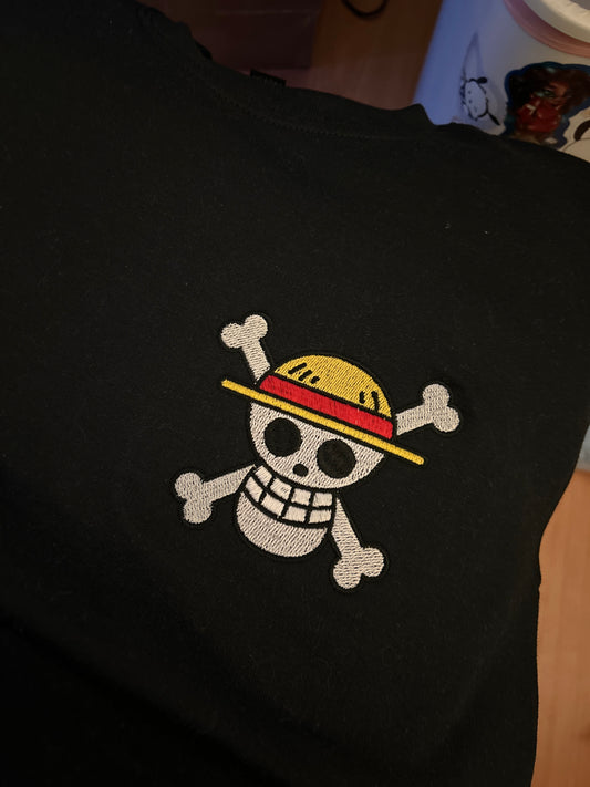 Pirate Anime Embroidered Sweater