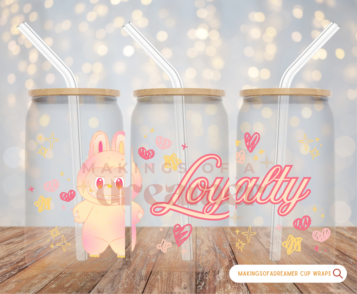 Monster Bubu Glass Cup