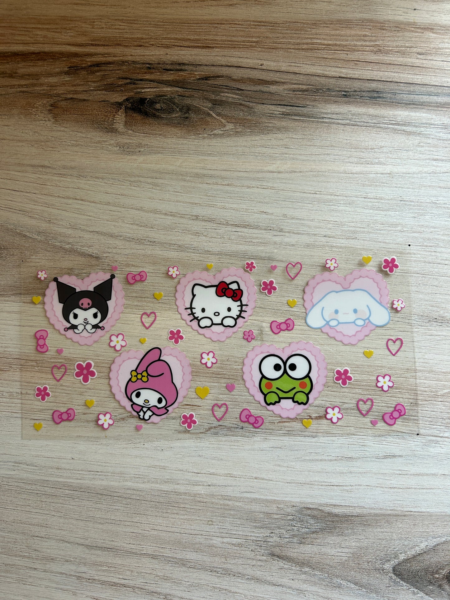 Kawaii Hearts Cup Wrap