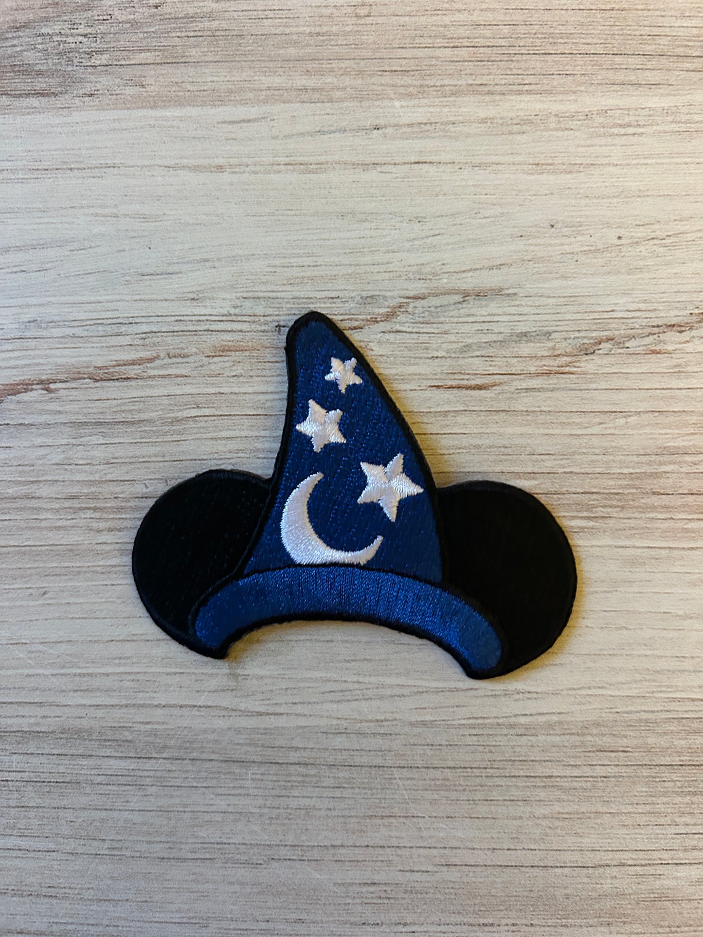 Sorcerer Mouse Hat Iron on Patch