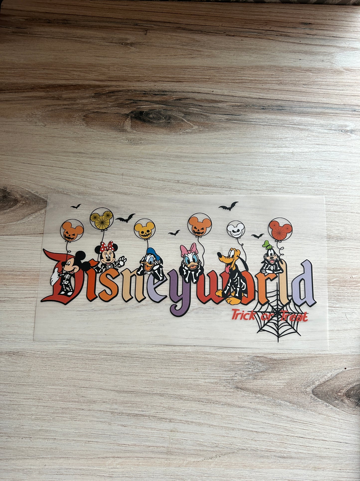 Spooky World Balloons Transfer