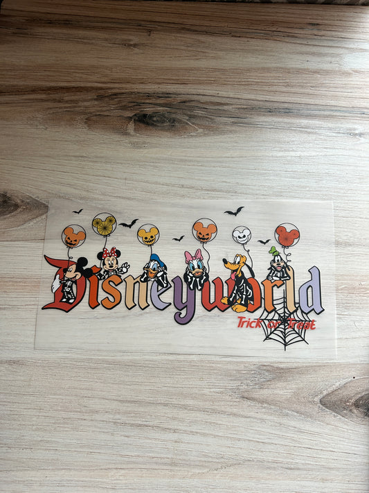 Spooky World Balloons Transfer