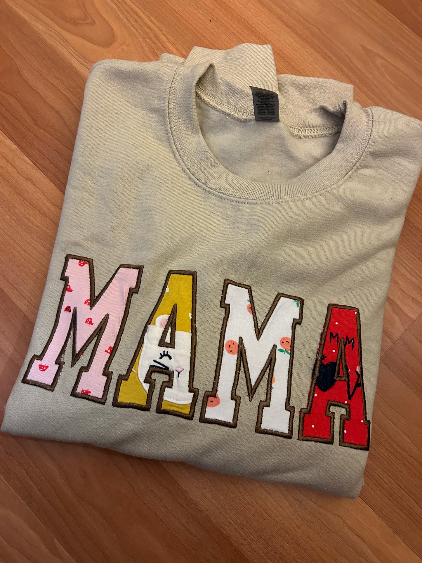 Mama Keepsake Embroidered Sweater