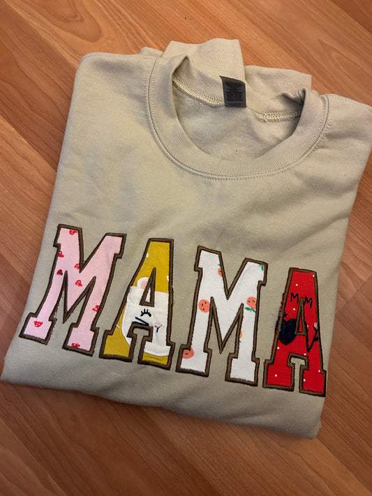 Mama Keepsake Embroidered Sweater
