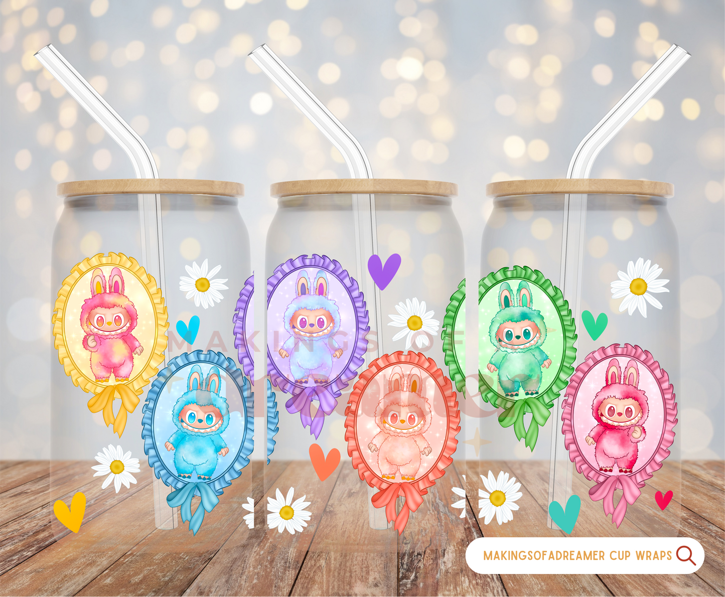 Bubu Coquette Frame Glass Cup