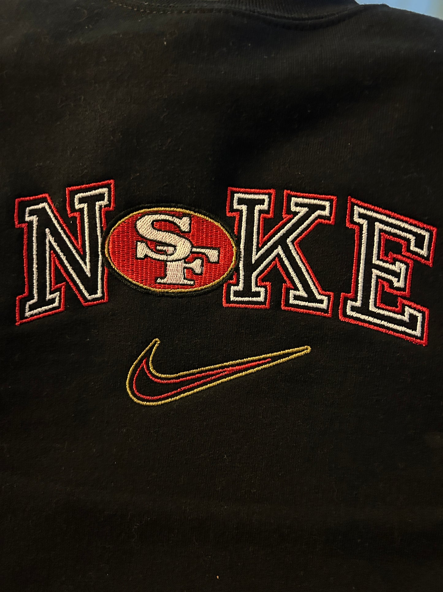 San Francisco Football Embroidered Sweater