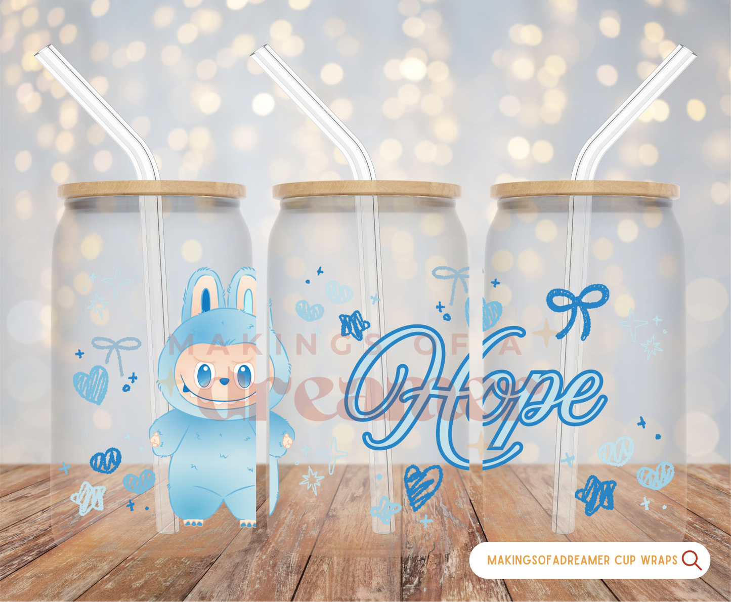 Monster Bubu Glass Cup