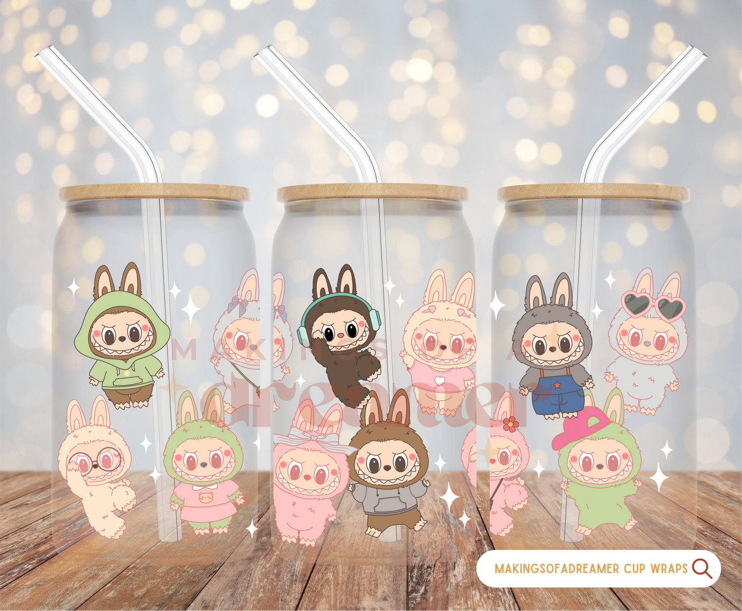 Bubu Dressed Up Glass Cup
