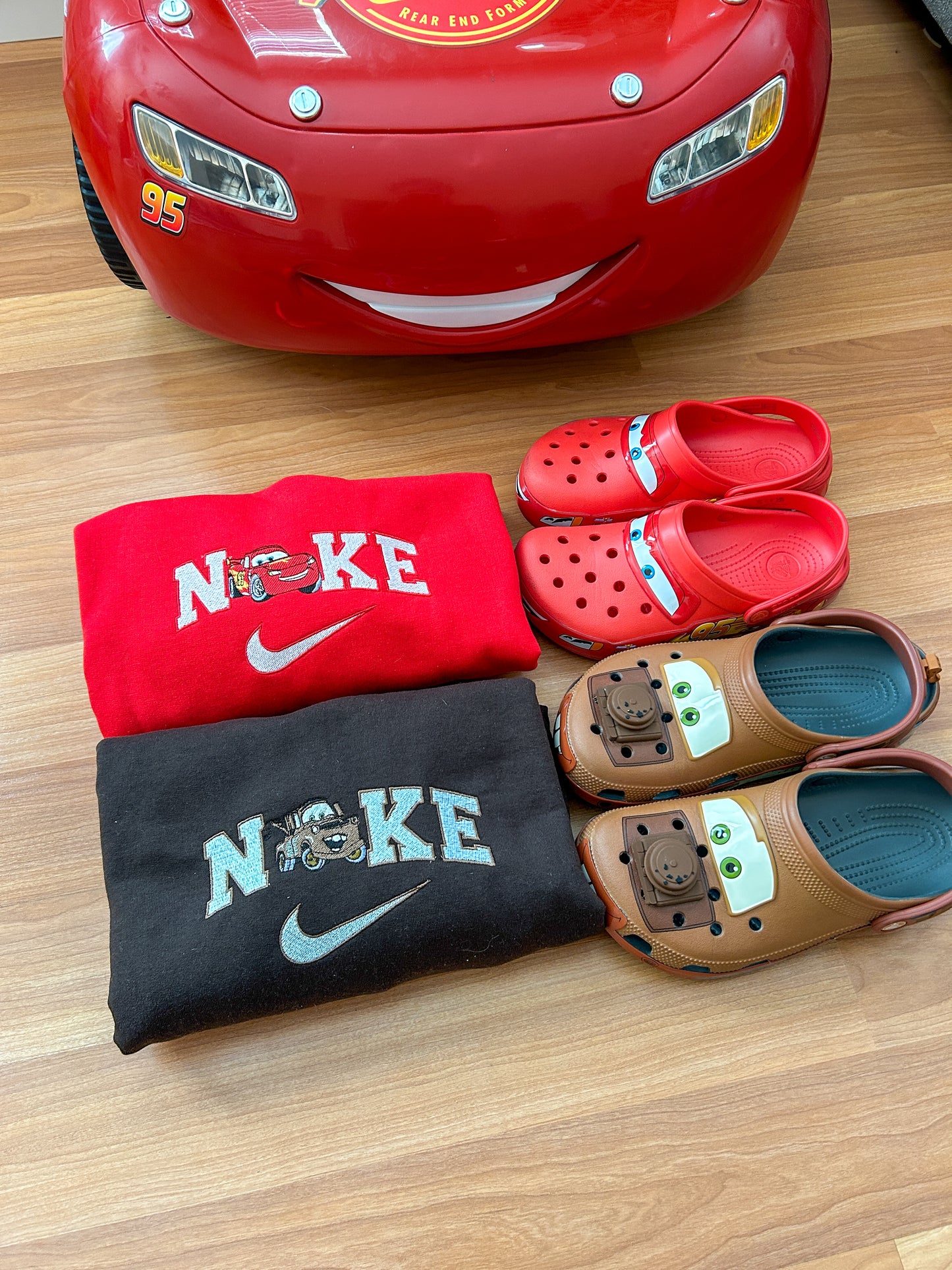 Car Besties Embroidered Sweater