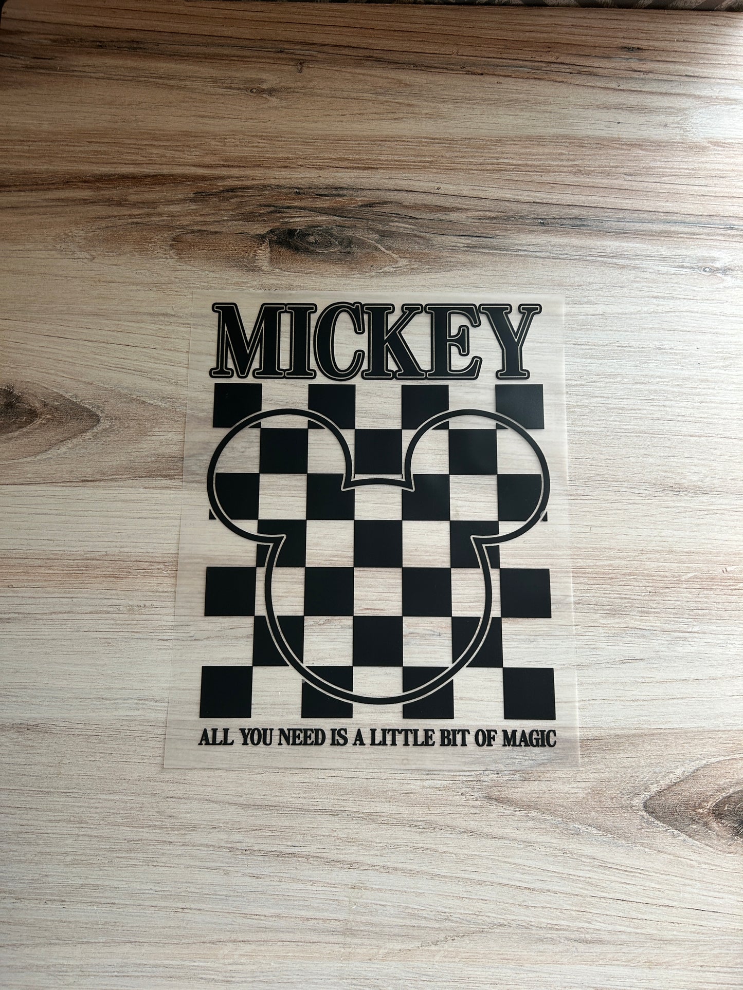 Mouse Checkered Transfer