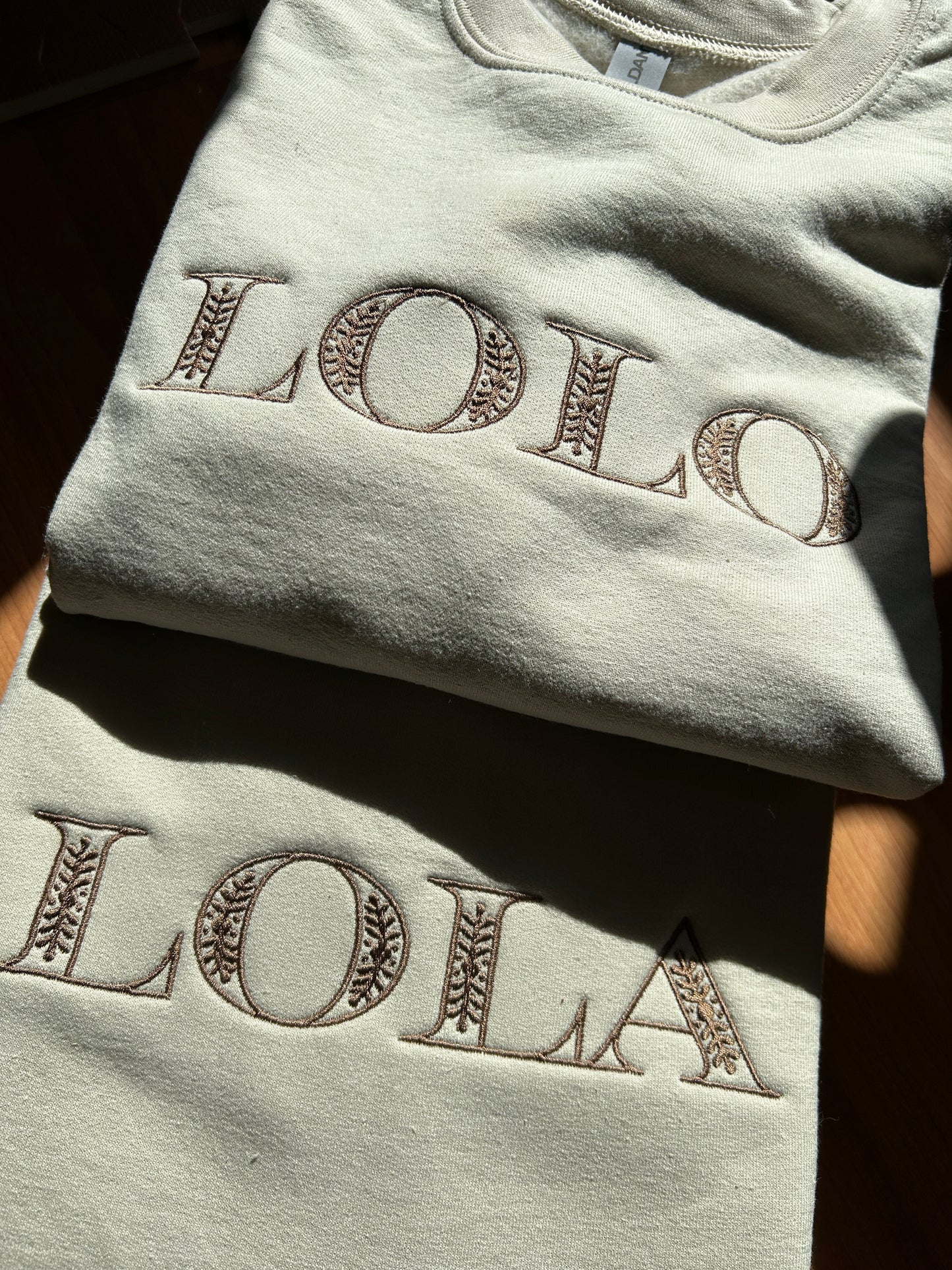 Lolo and Lola Embroidered Shirt