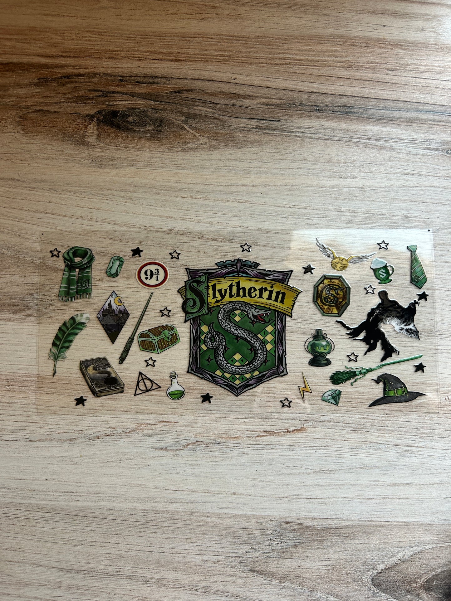 Green Wizard House Cup Wrap