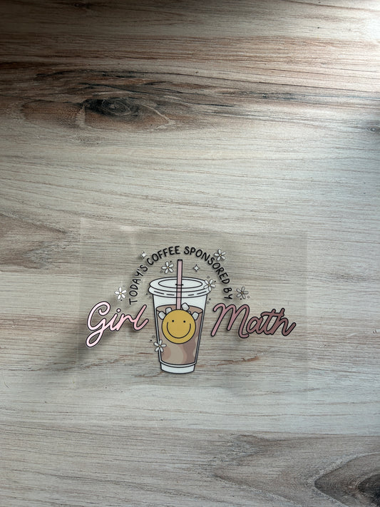 Girl Math Cup Wrap