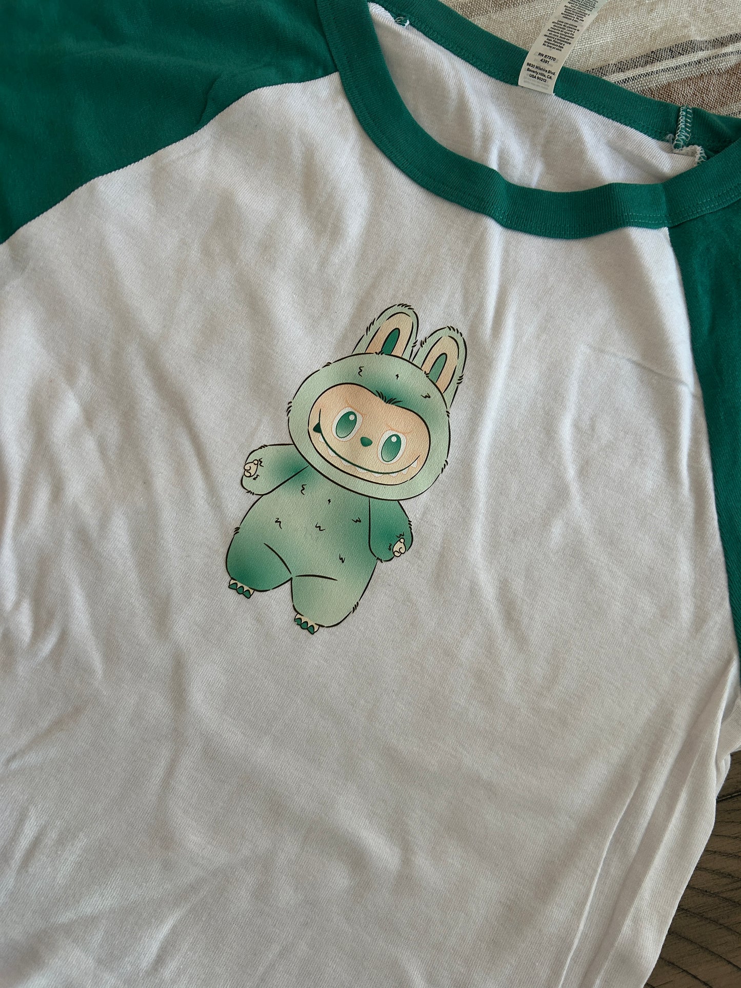 Monster Bubu Baby Tee Shirt