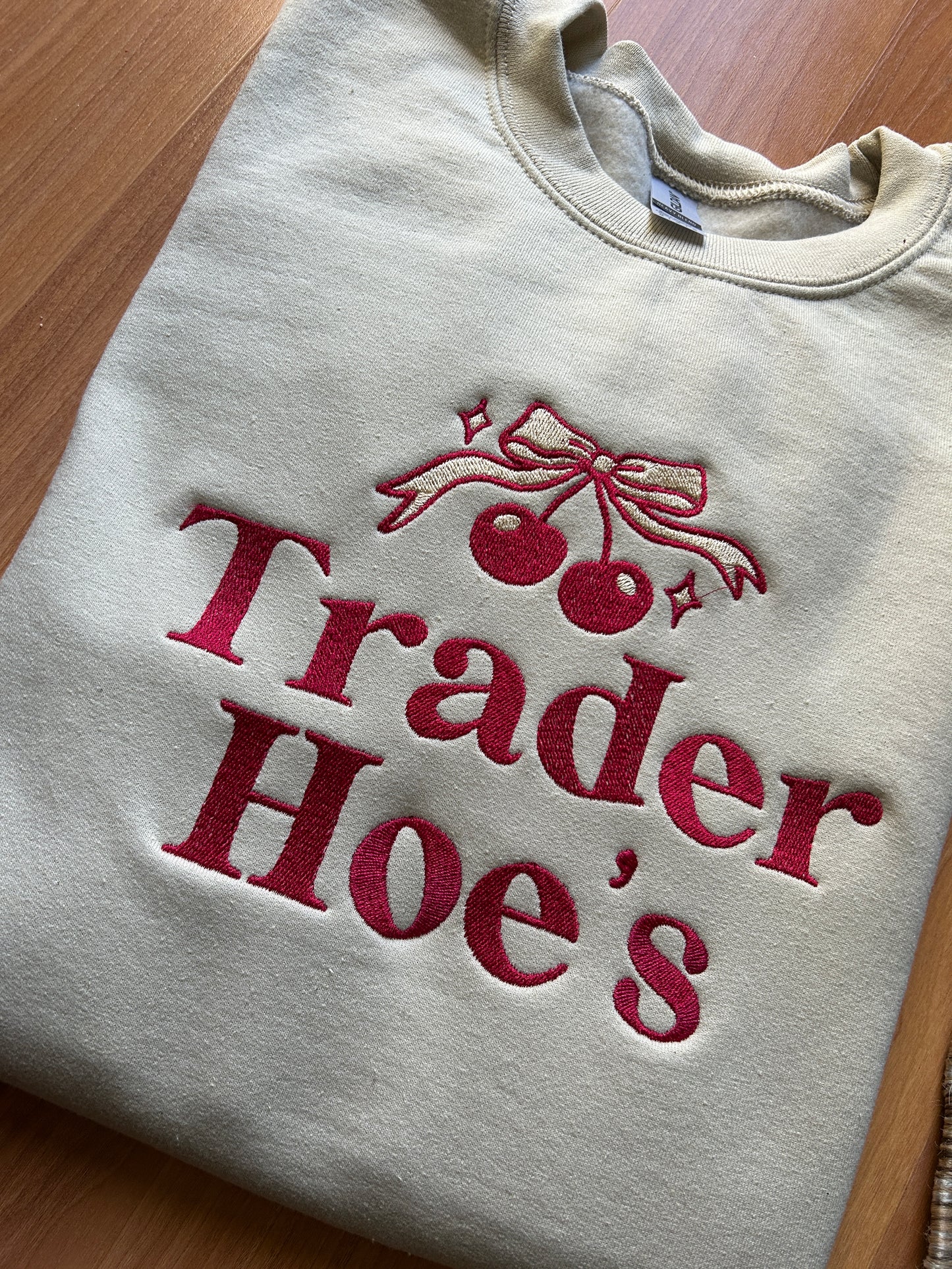 Trader Hoe’s Embroidered Sweater