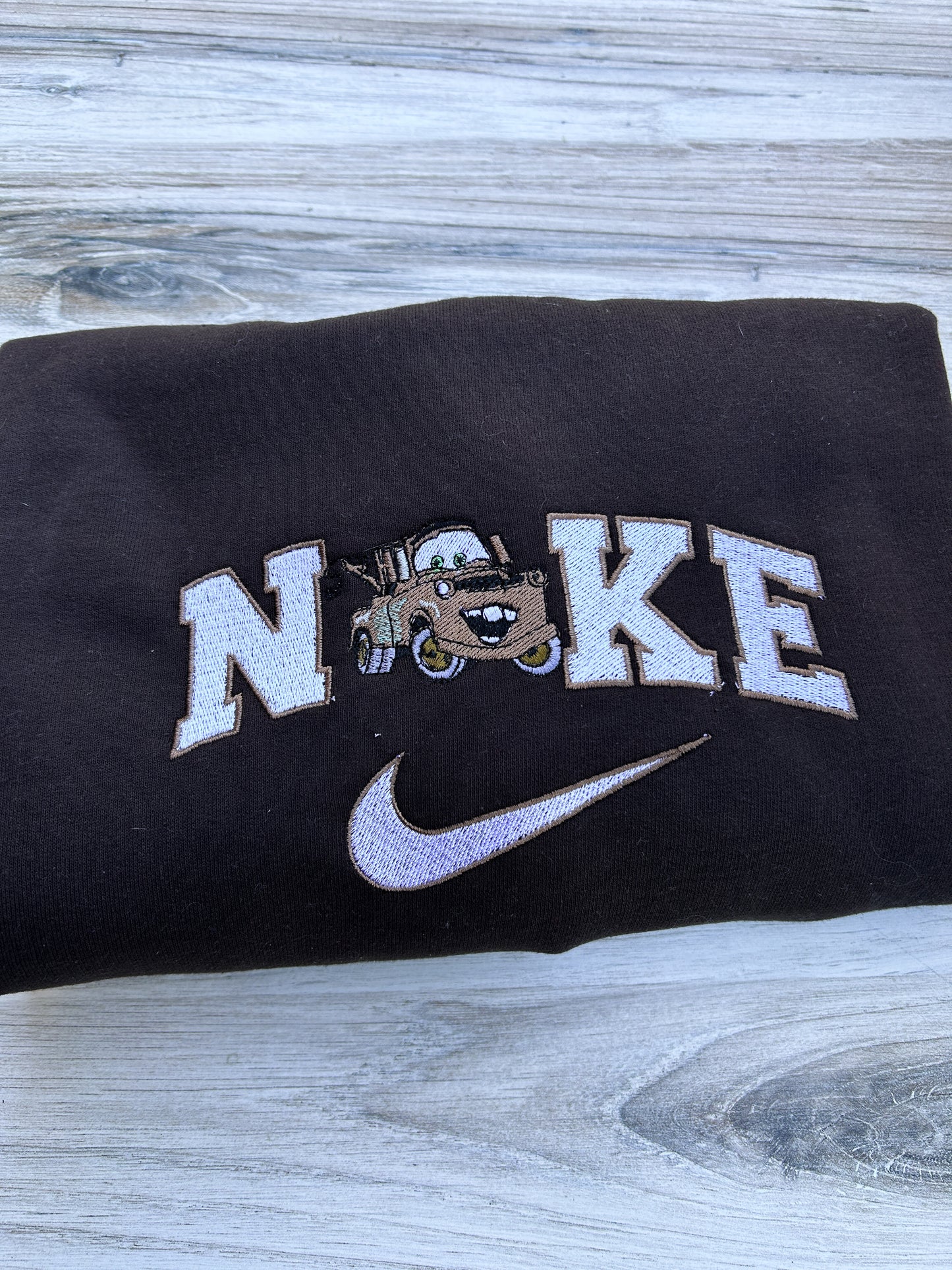Car Besties Embroidered Sweater