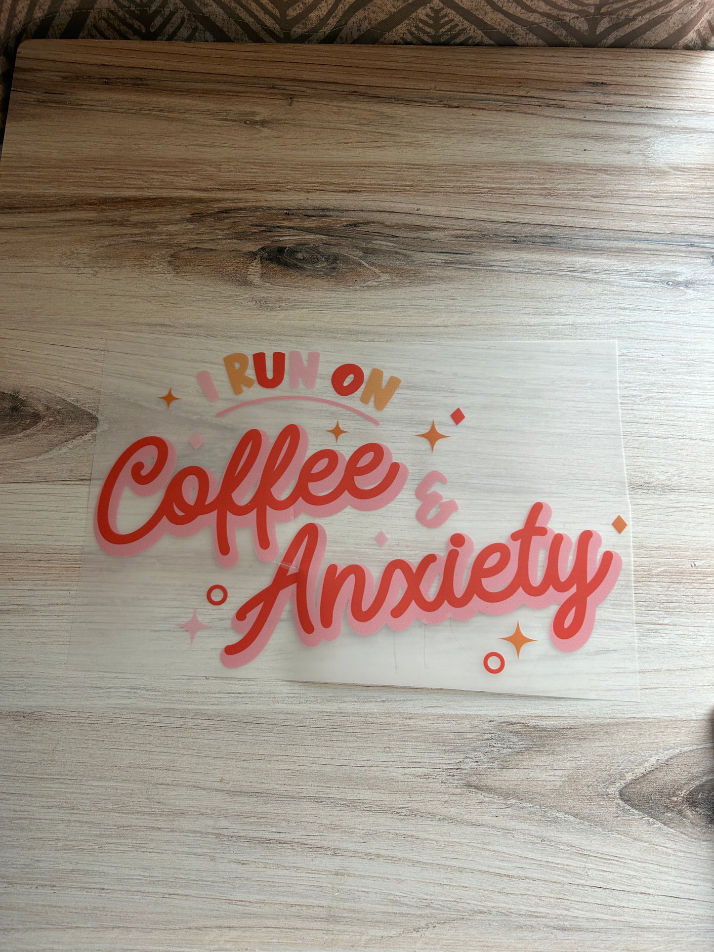 Run on Coffee and Anxiety Transfer