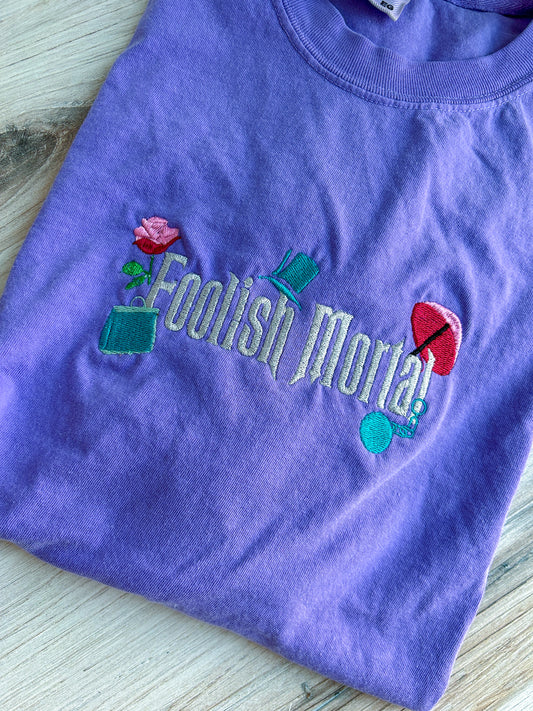 Foolish Mortal Embroidered Shirt