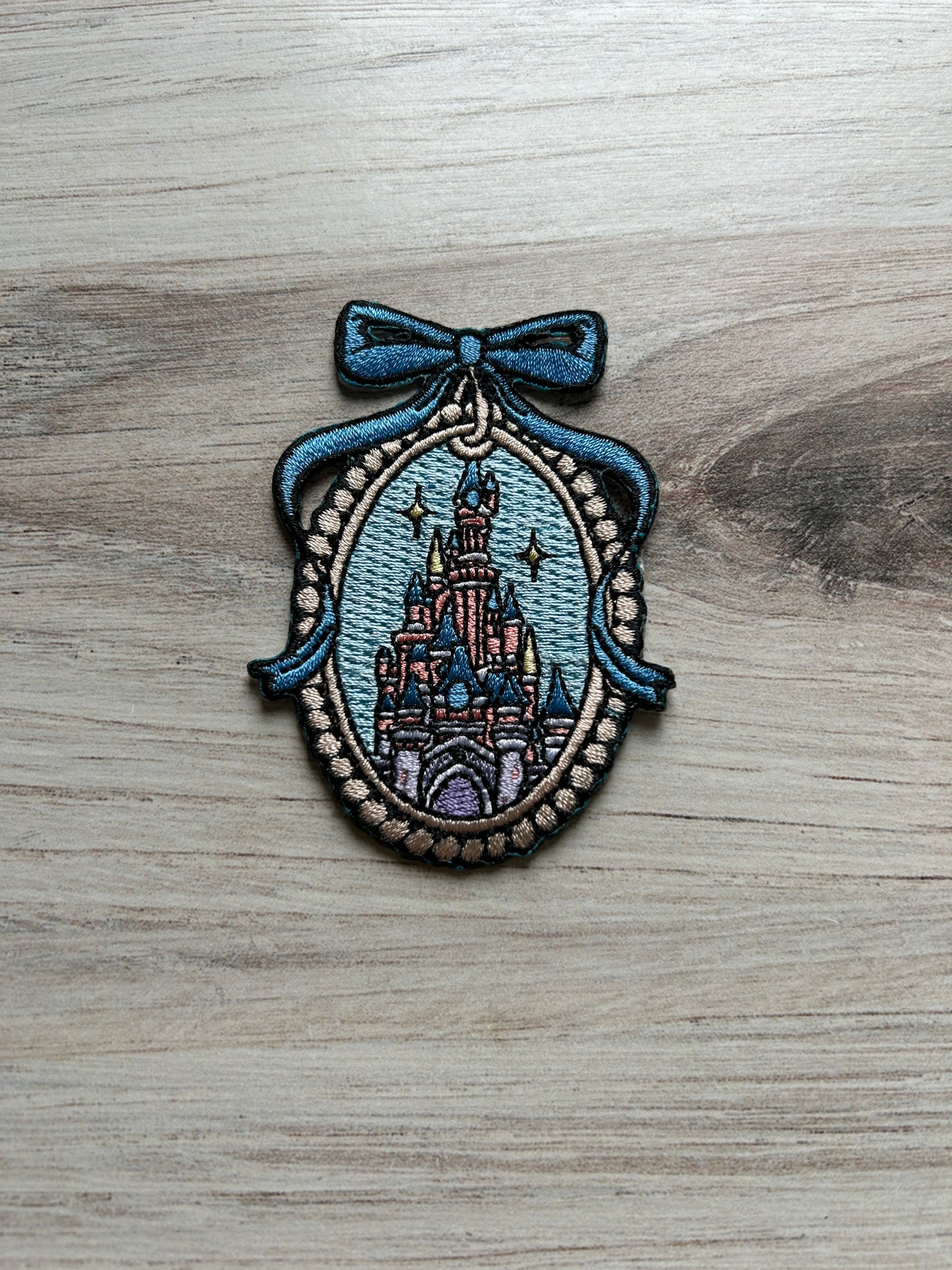 Castle Locket Iron on Patch