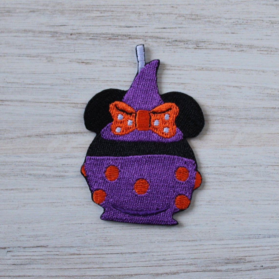 Halloween Candy Apple Iron on Patch
