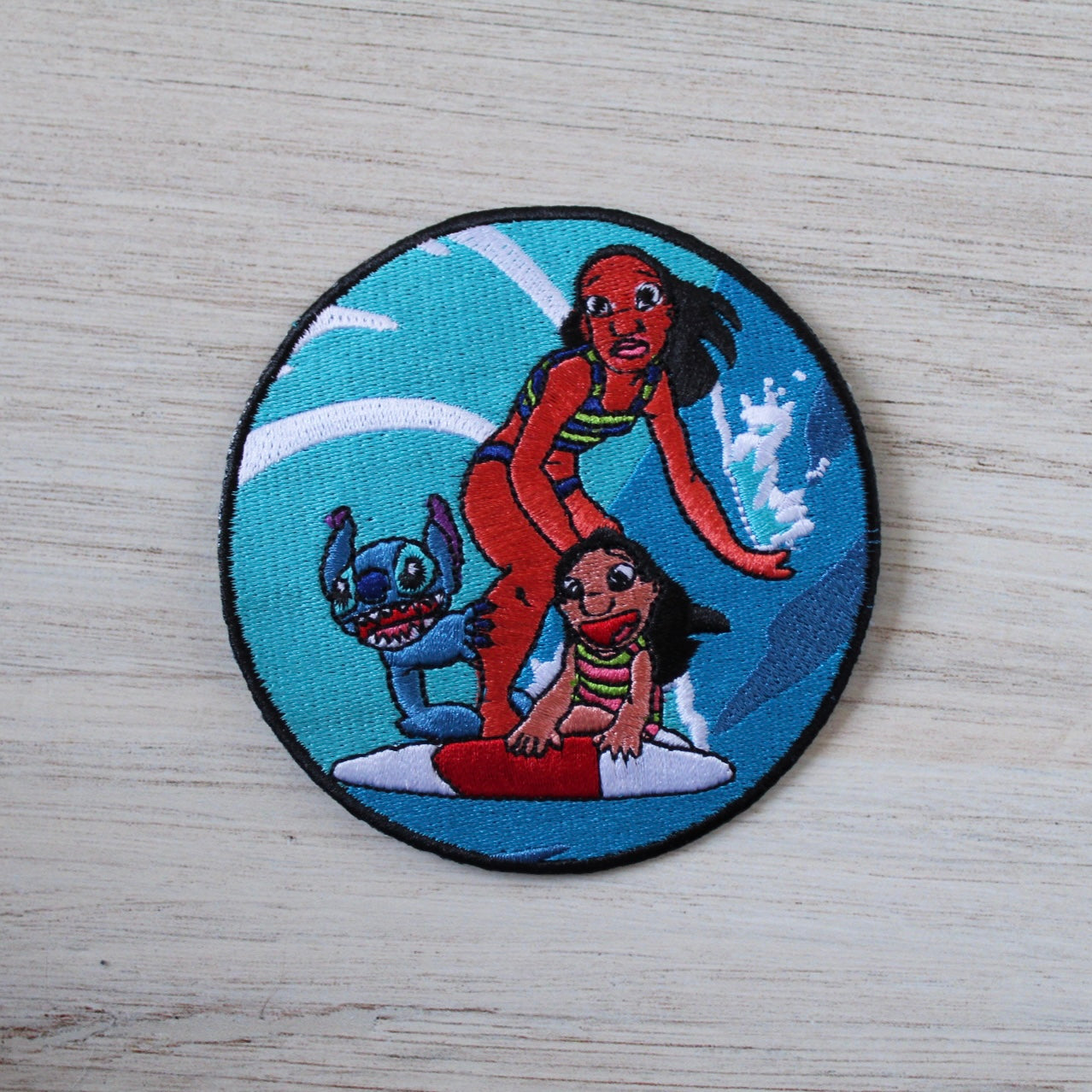 Hawaiian Roller Coaster Ride Iron on Patch