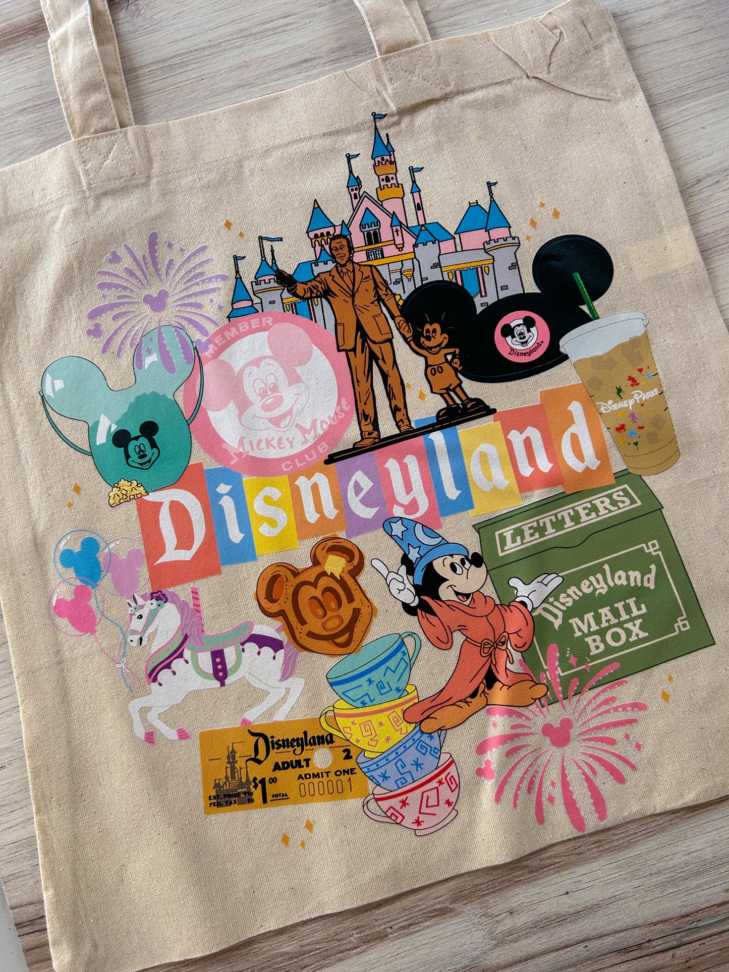 Magical Scrapbook Tote Bag