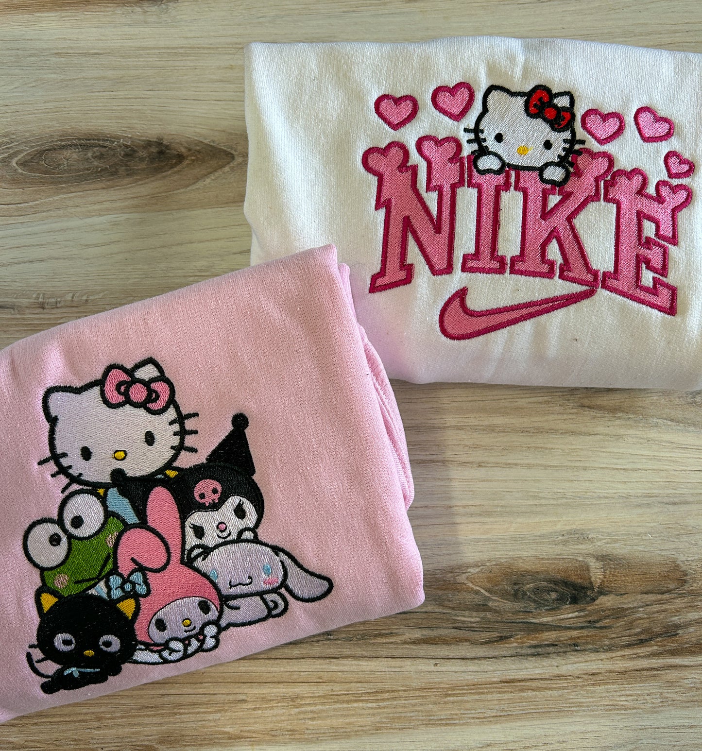 Kawaii Kitty and Friends Embroidered Sweater