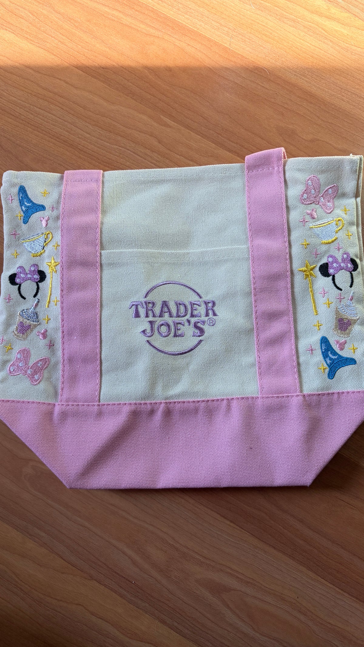RTS Mini Pink Icons Embroidered Tote