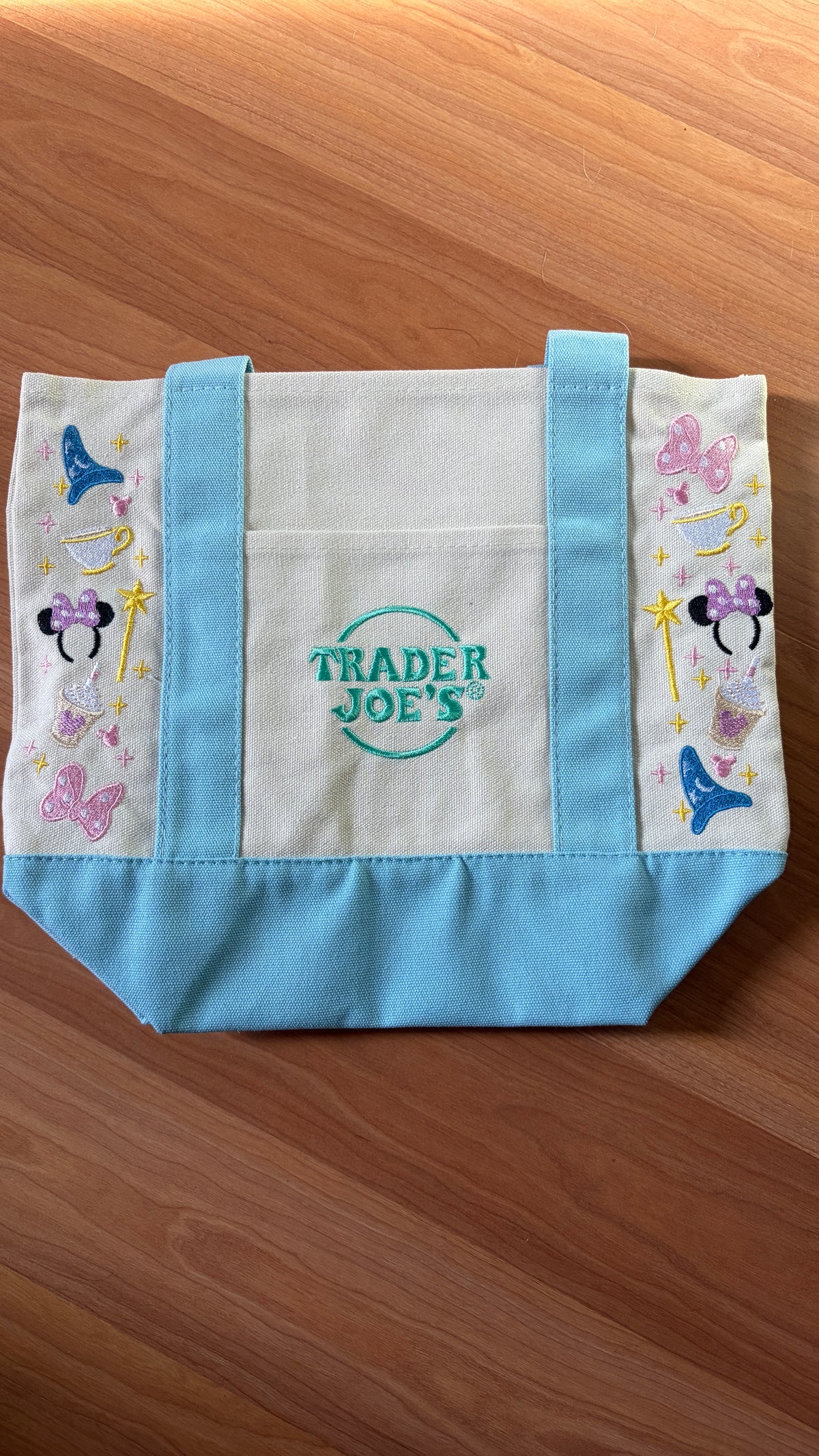 RTS Mini Blue Icons Embroidered Tote