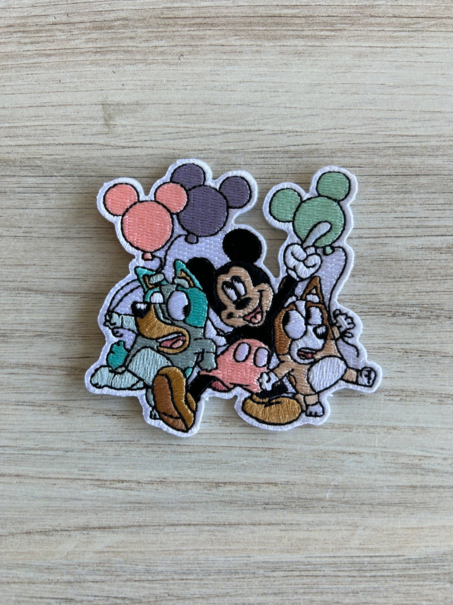 Main Mouse and Pups Iron on Patch