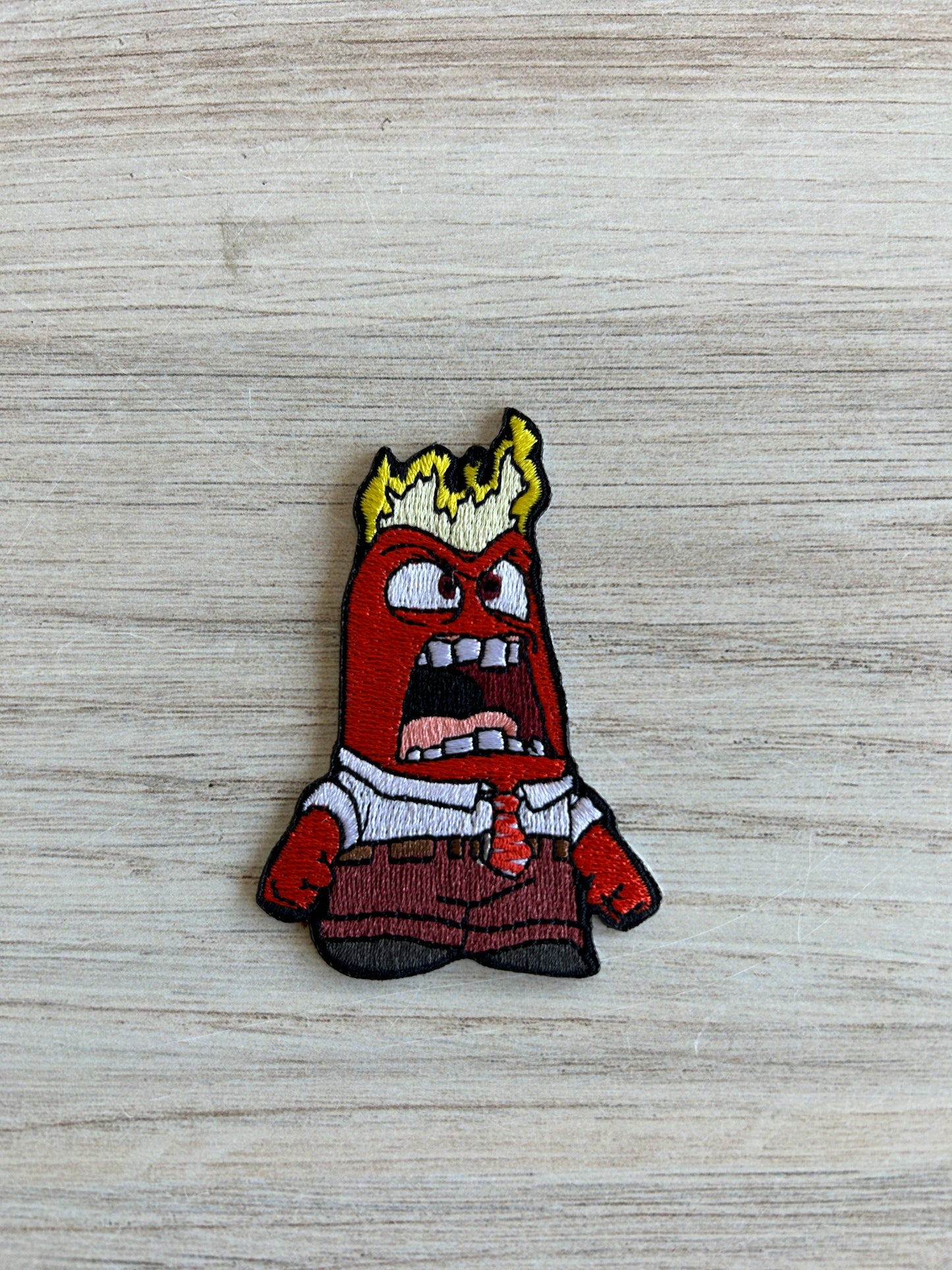 Anger Emotion Iron on Patch