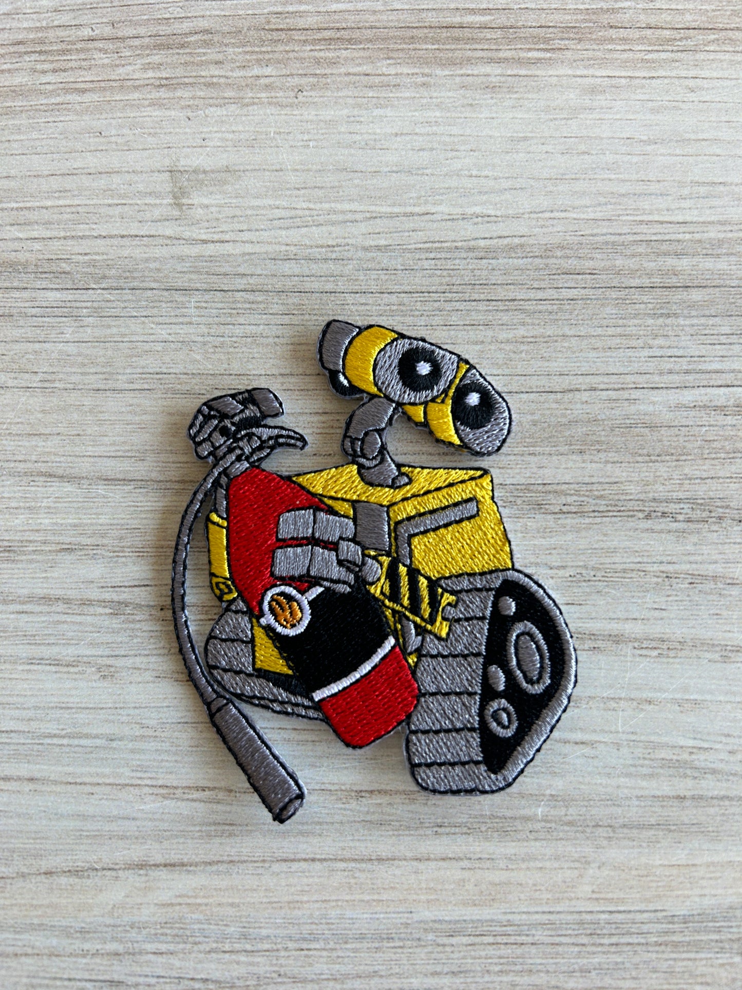 Robot Fire Extinguisher Iron on Patch