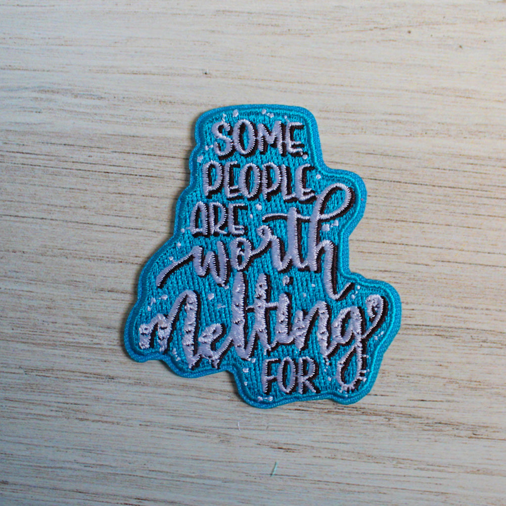 CLEARANCE Worth Melting For Iron on Patch