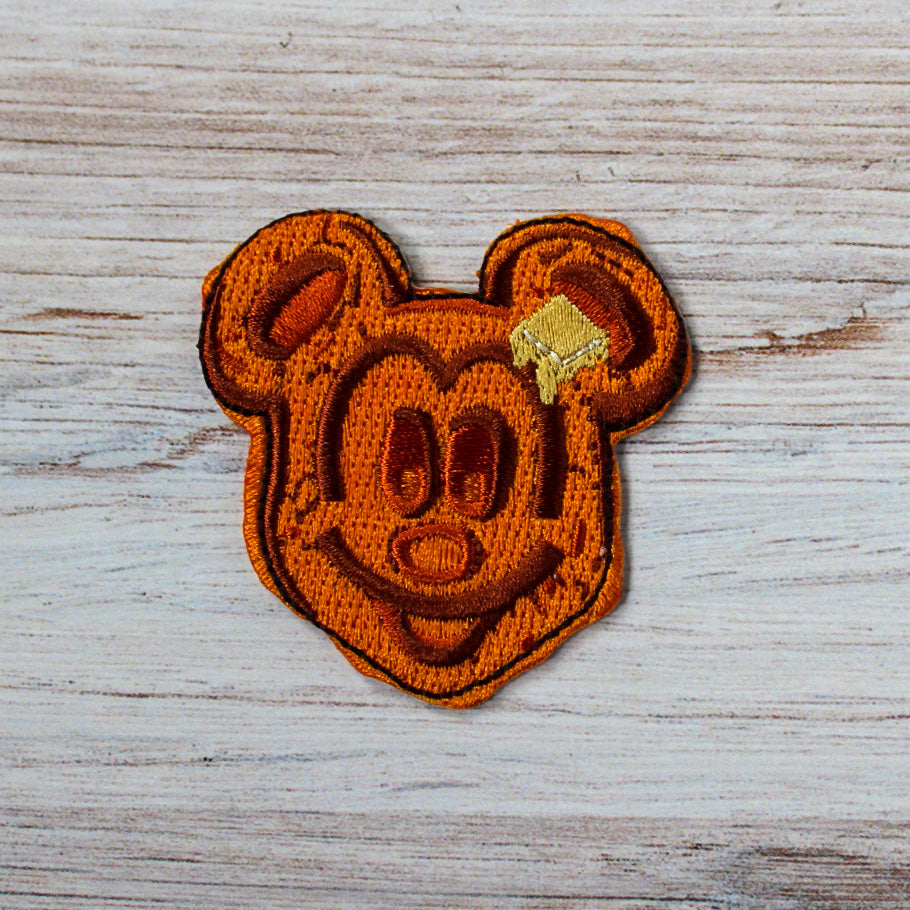 Mouse Waffle Iron on Patch