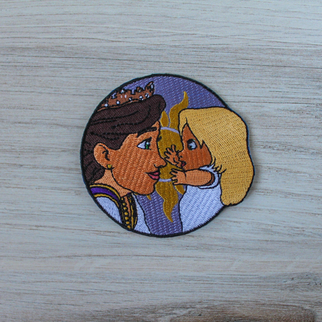 Lost Princess and Queen Iron on Patch