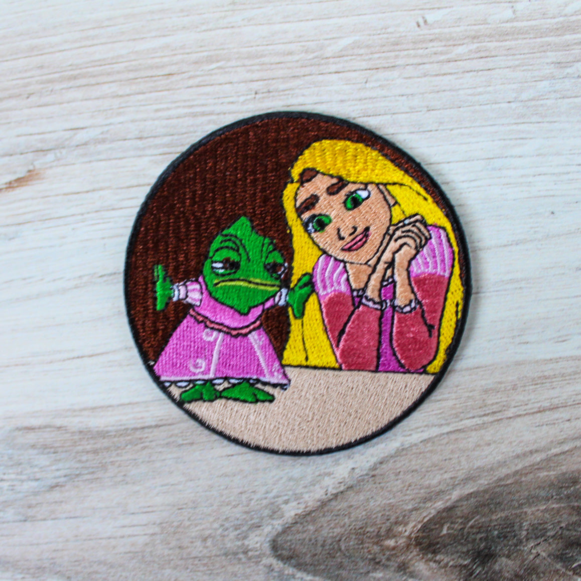 Lost Princess and Sidekick Iron on Patch
