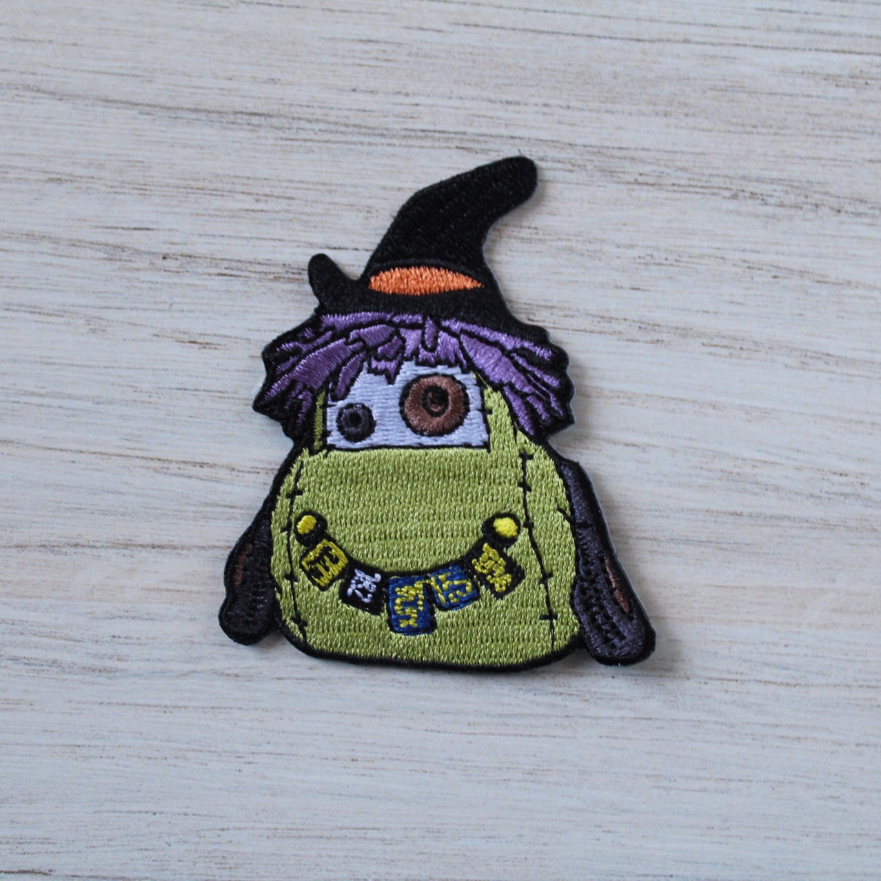 Scary Scarecar Iron on Patch