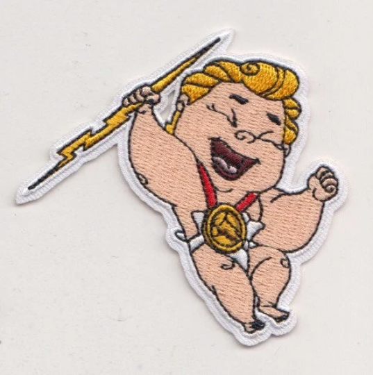 Baby Greek God Iron on Patch