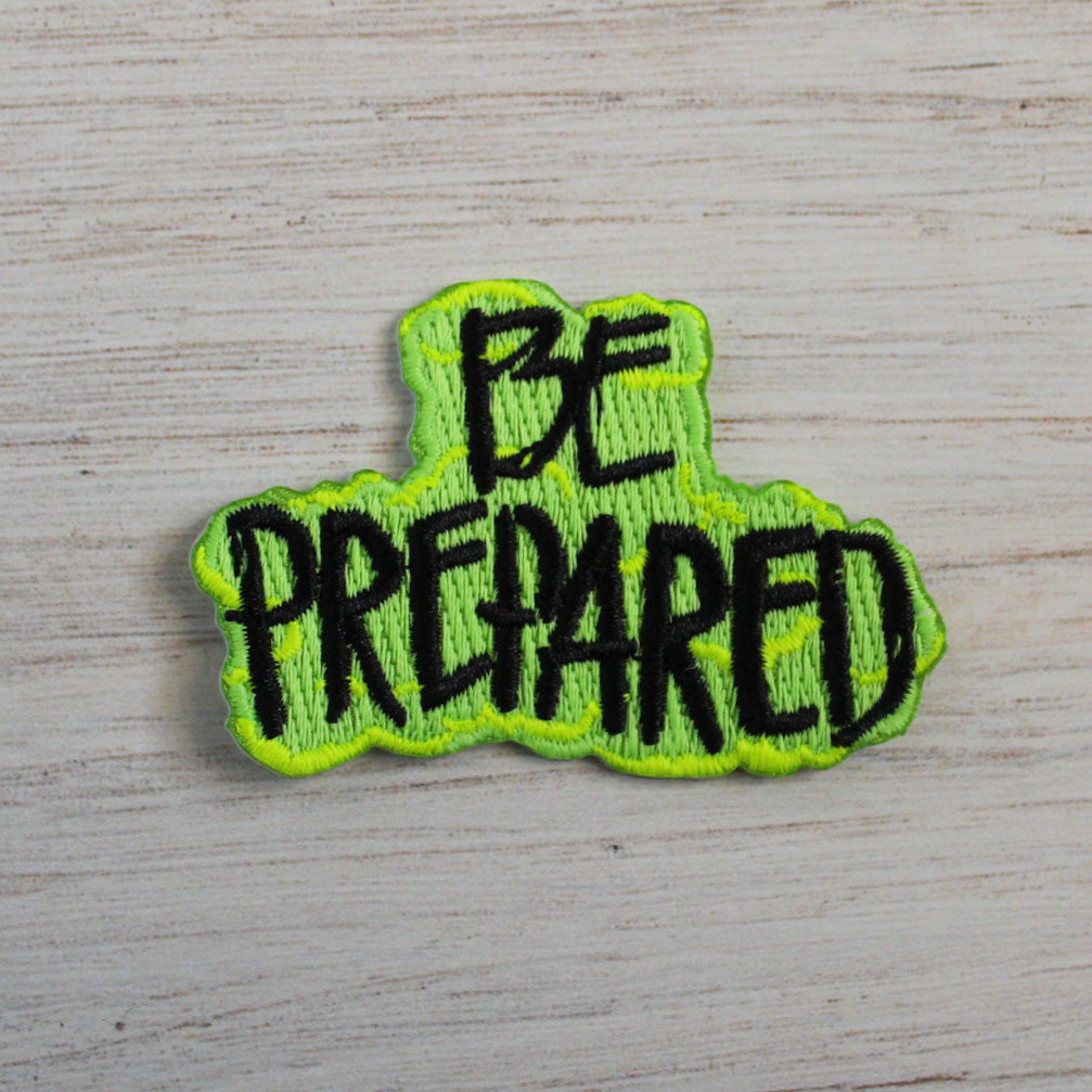 CLEARANCE Be Prepared Iron on Patch