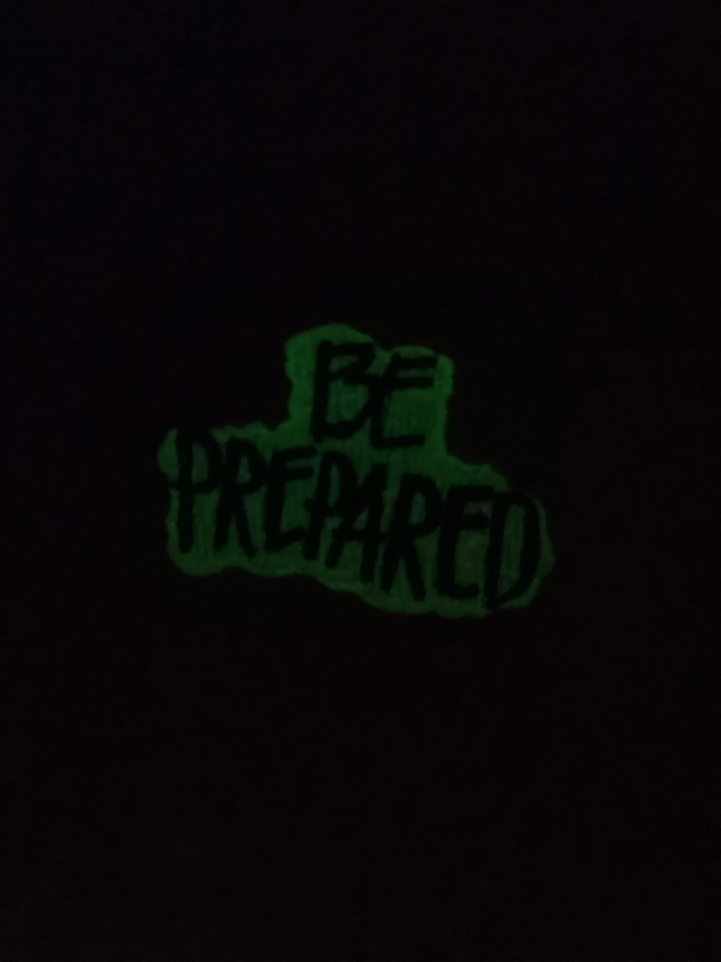 CLEARANCE Be Prepared Iron on Patch