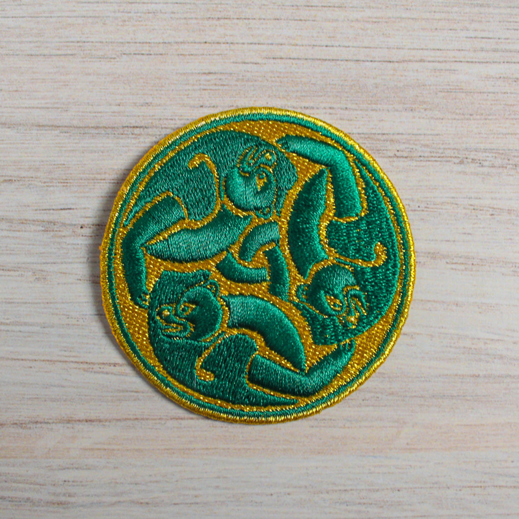 Three Bear Family Crest Iron on Patch