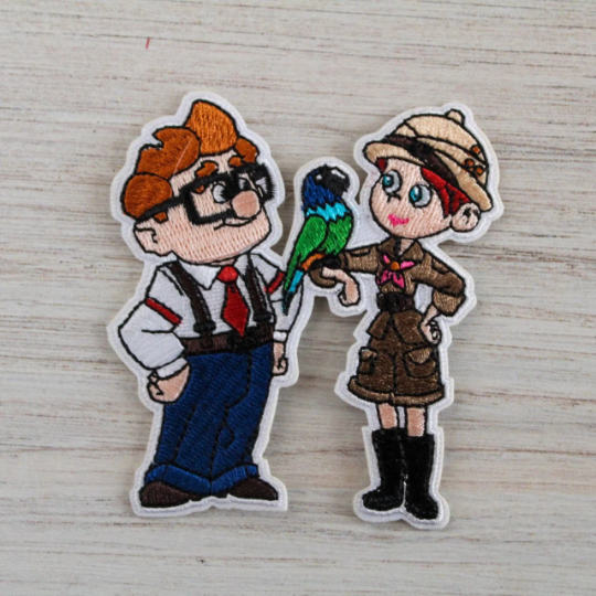 Zookeeper Couple Iron on Patch