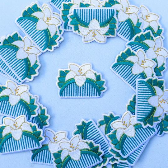 Princess Comb Iron on Patch