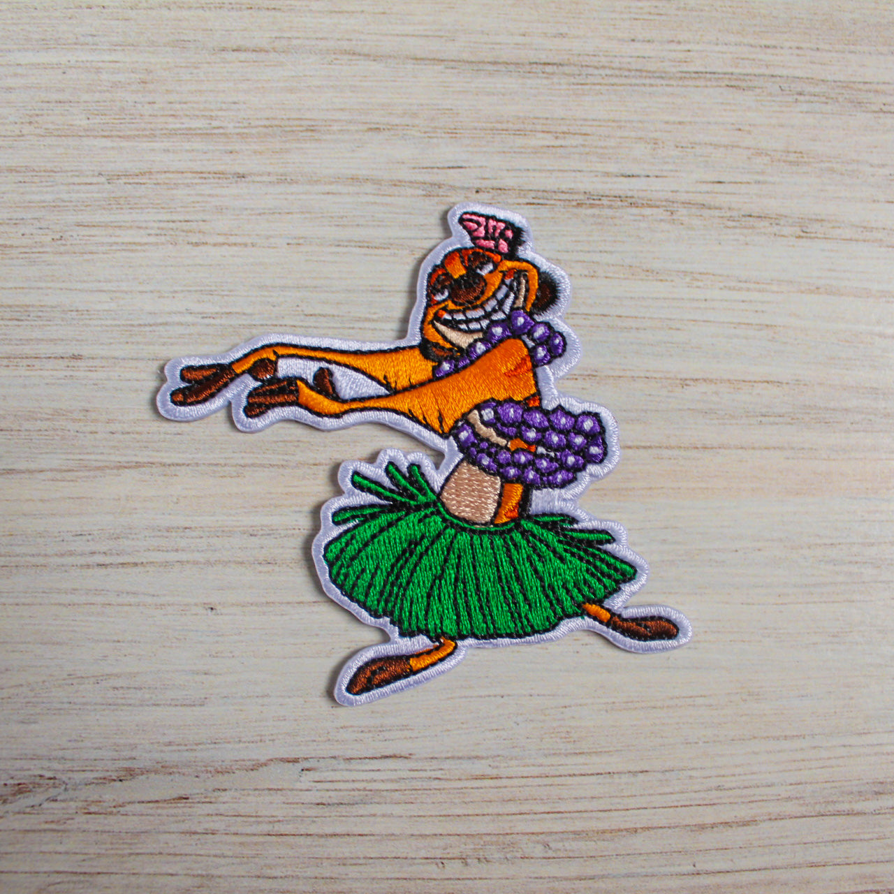 Meerkat Hula Iron on Patch