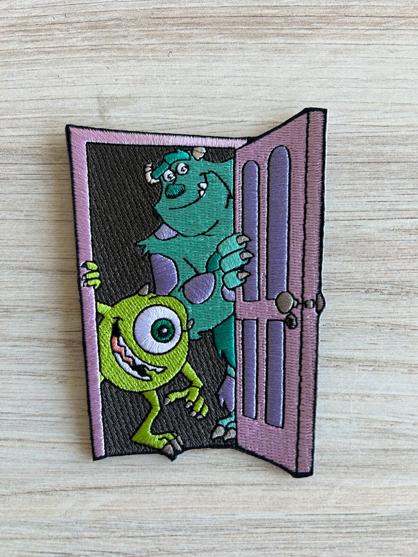 Monster Besties Door Iron on Patch