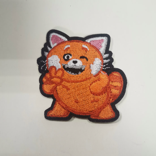Red Panda Iron on Patch
