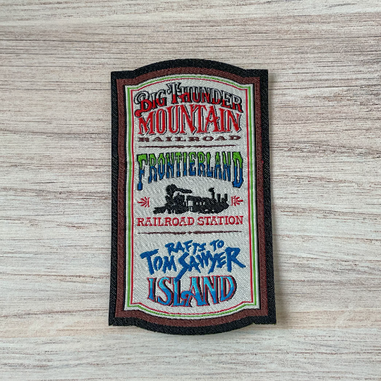 Park Directional Sign Iron on Patch