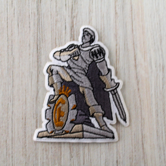 Prince Statue Iron on Patch