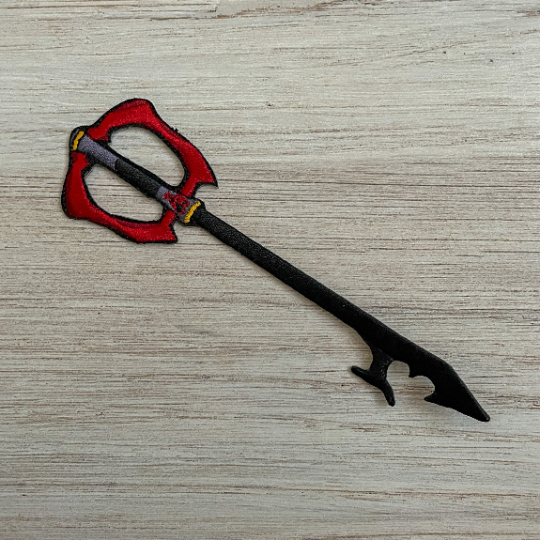 CLEARANCE Rival's Keyblade Iron on Patch