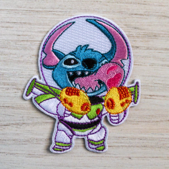 Alien Space Ranger Iron on Patch